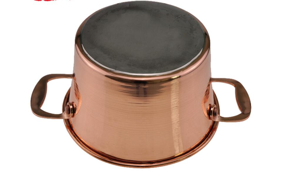 Brushed Copper Pot