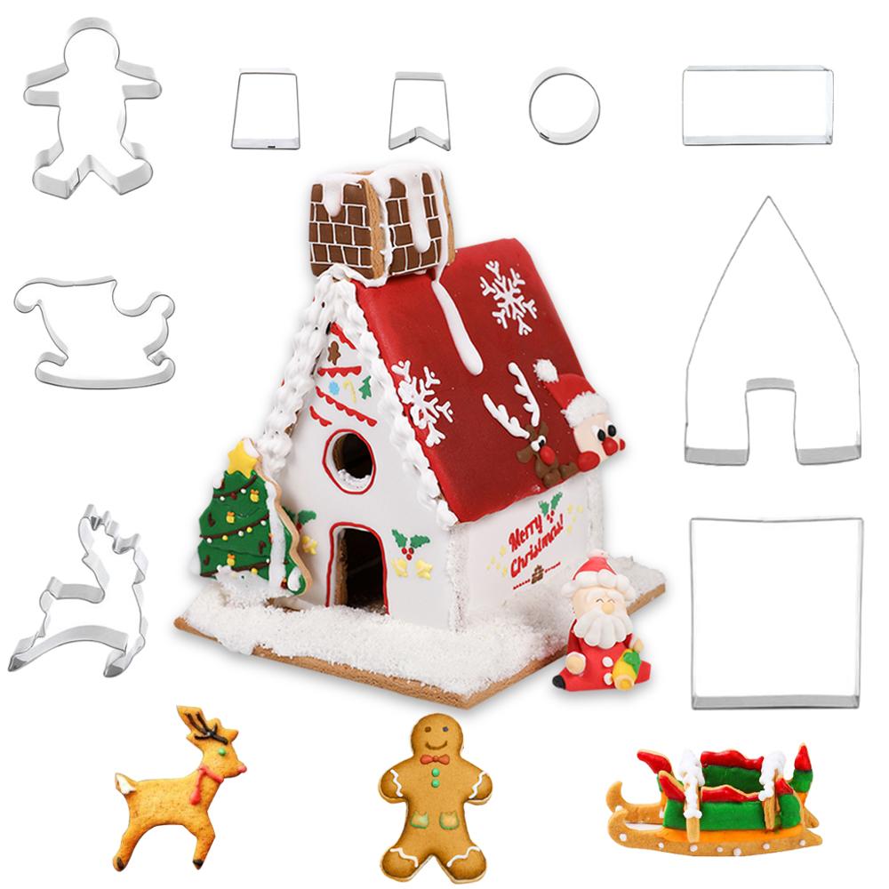 Gingerbread Cottage Cookie Cutter Set