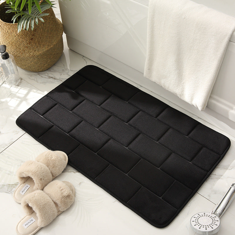 Brick Pattern Bath Mat