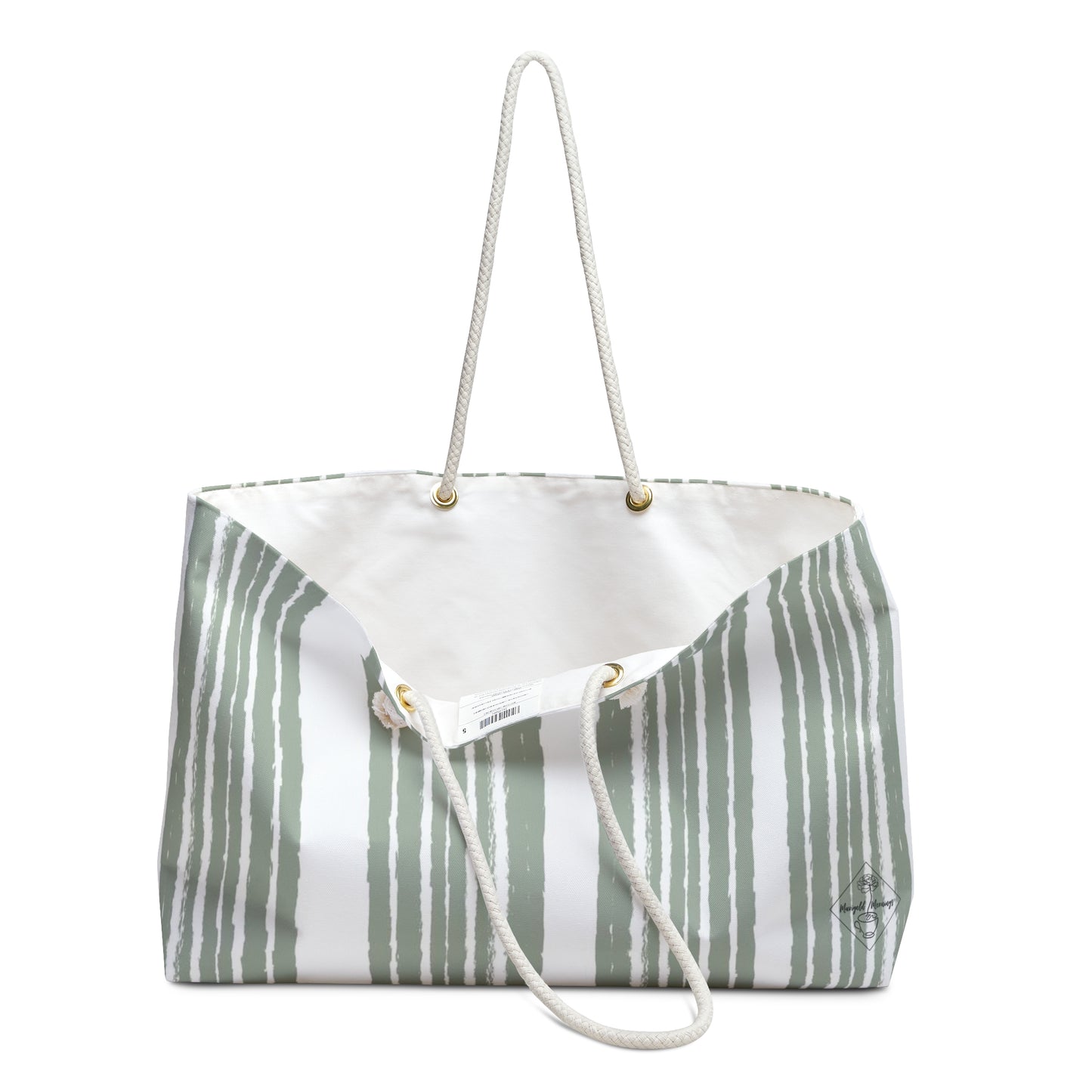 Everything Tote (Green Stripe)