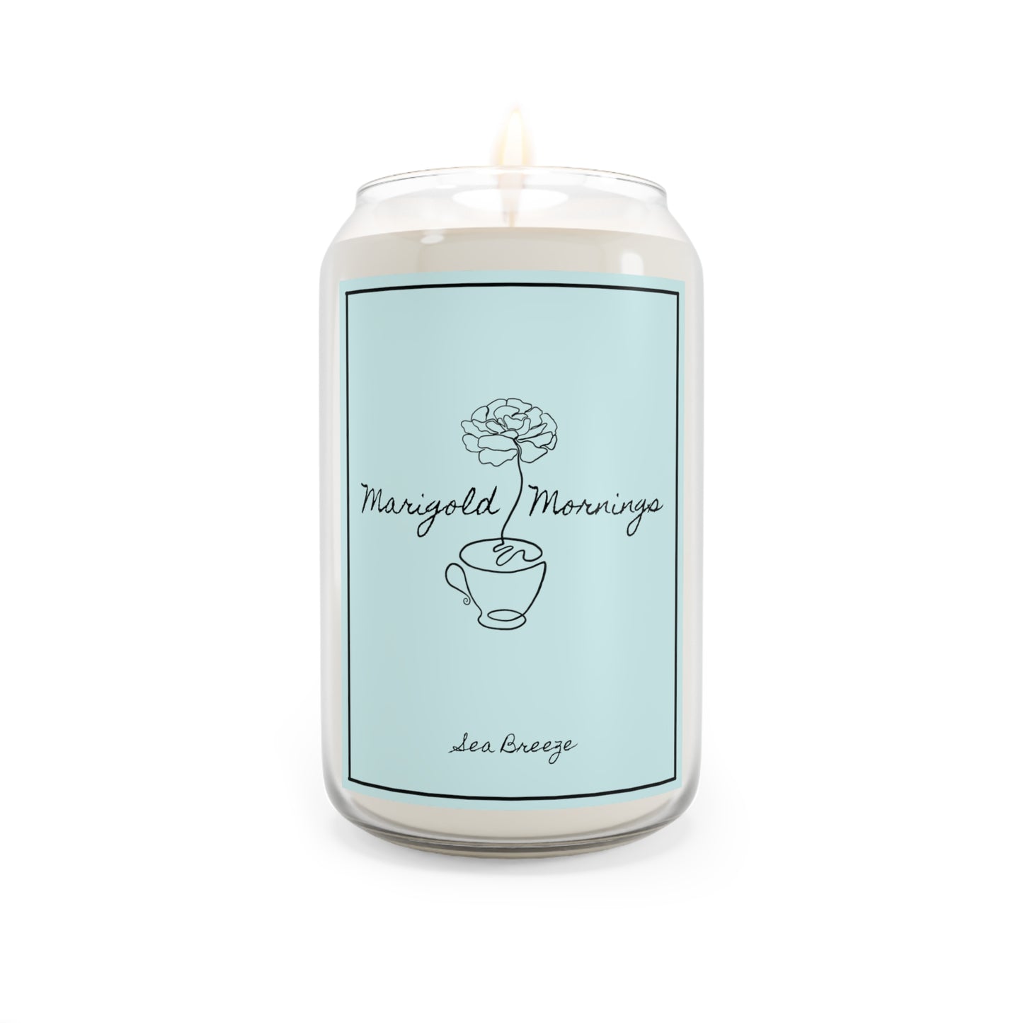 Marigold Candle, Sea Breeze, 13.75oz