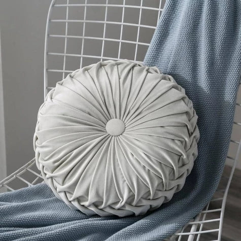 Velvet Wheel Throw Pillow with Core