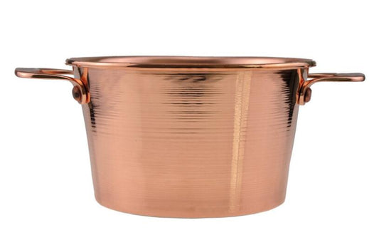 Brushed Copper Pot