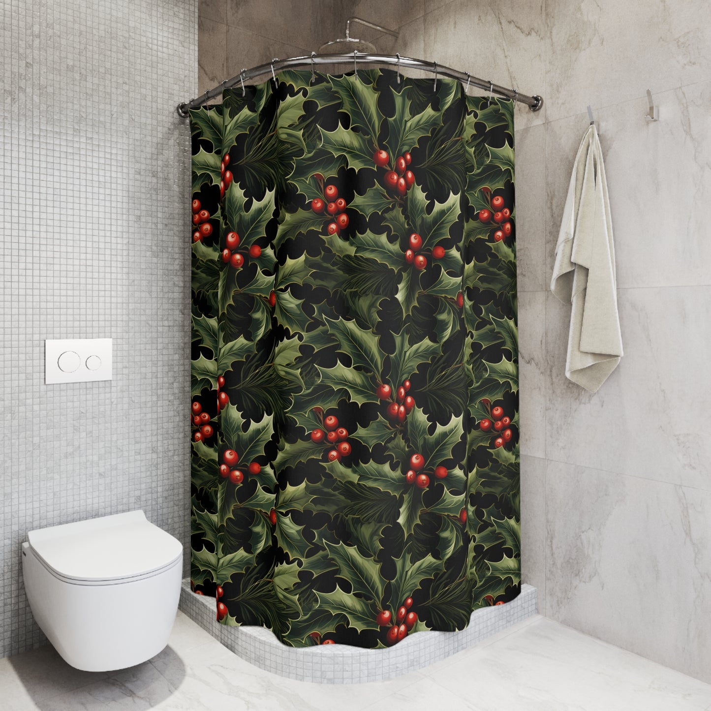 Shower Curtain (Boughs of Holly)