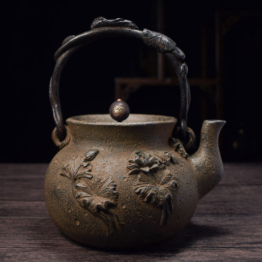 Lotus Cast Iron Teapot