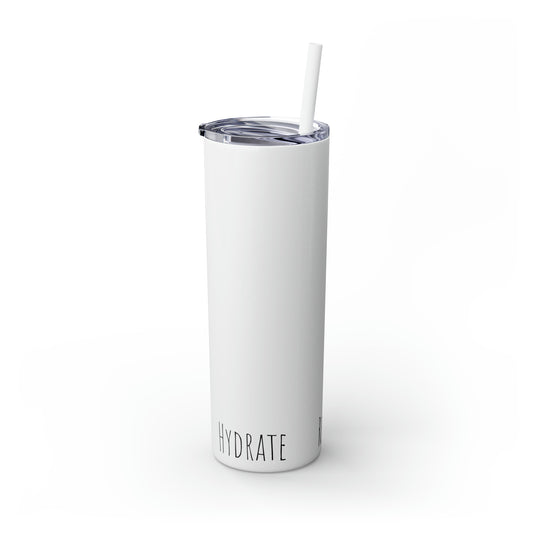 Glitter Moonrock Tumbler with Straw, 20oz (Hydrate, Refill, Repeat)