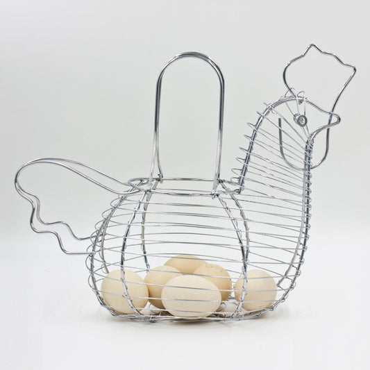 Wire Hen Basket | 12 Days of Christmas Gift Ideas