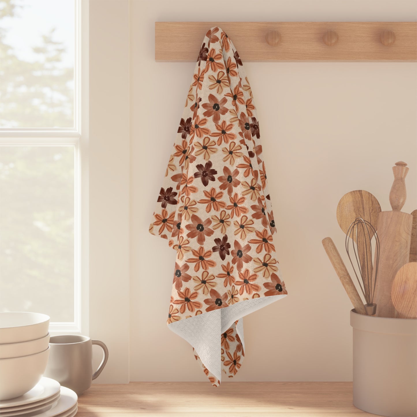 Soft Tea Towel (Watercolor Floral)