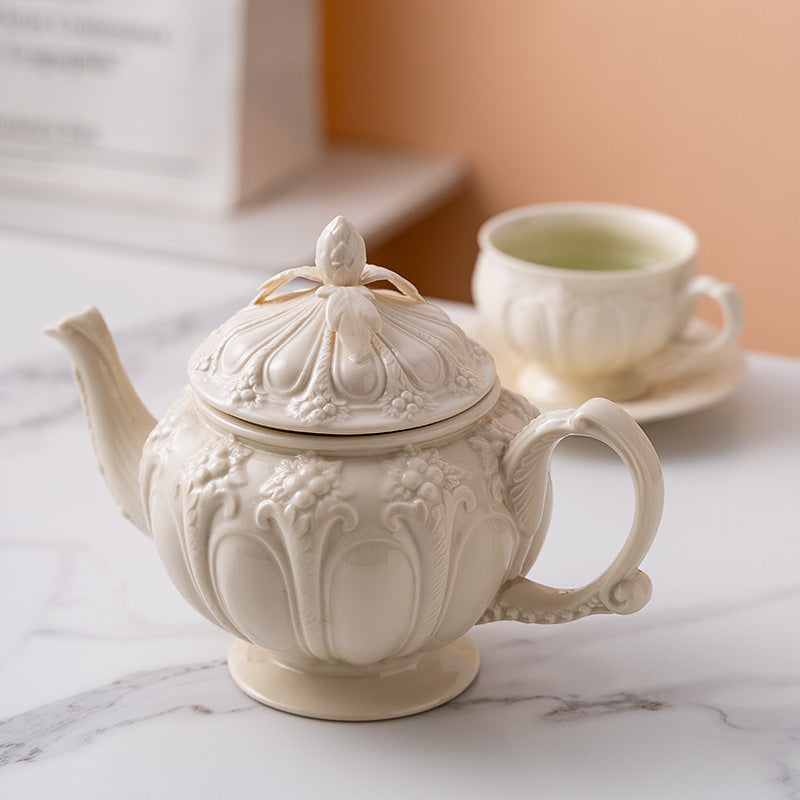 Vintage Style Tea Pot, Cup & Saucer