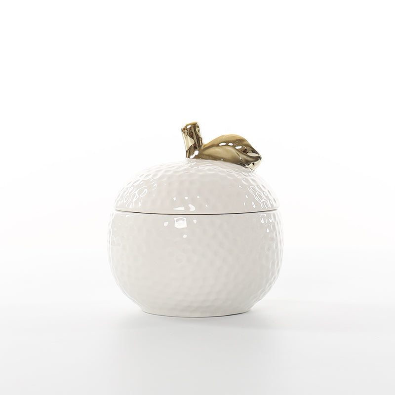 Porcelain Pear & Apple Shaped Jars | 12 Days of Christmas Gift Ideas
