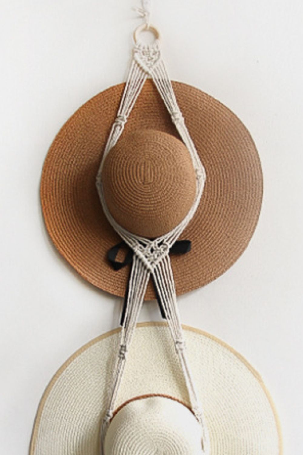 Macrame Hat Hanger (Double)