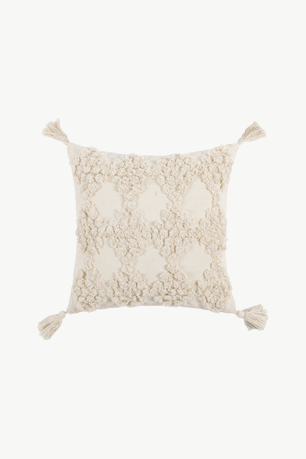 Chenille Decorative Throw Pillow Covers (Neutral Textures)