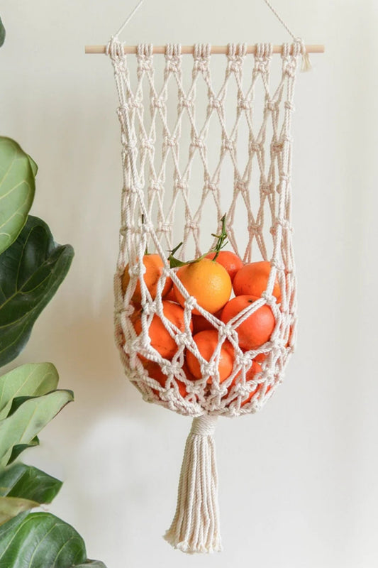 Macrame Wall Hanger (Fruit Basket)